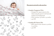 Ballet Toile de Jouy Pattern, a Background Graphic by Hughes Studio (Thumbnail 5 of 7)