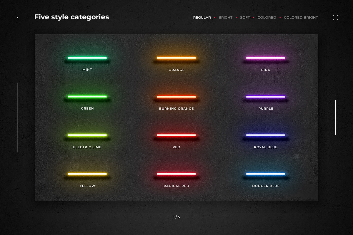 Neon Layer Styles preview 3