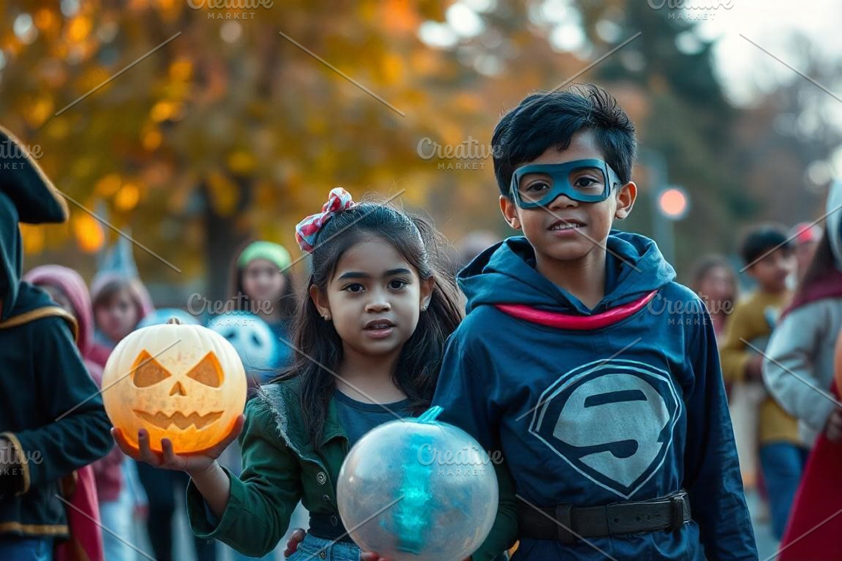 Halloween Heroes | Stock Photo, a Holiday Photo by Aura Canyon HQ (Photo 1 of 6)