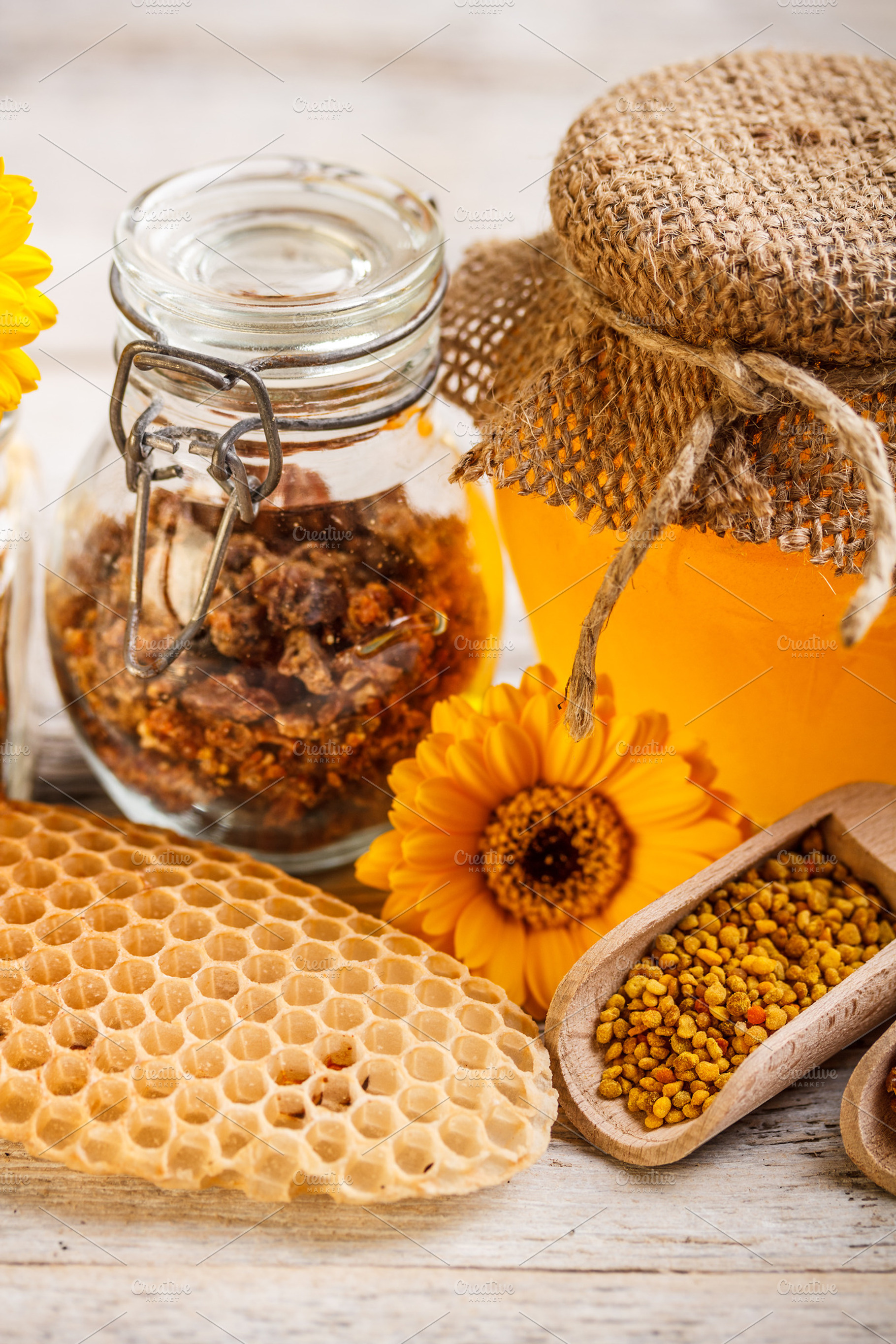 Vintage Honey Jar