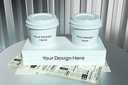 Coffee Cup Holder Mockup, a Cups & Container Mockup by graphicook (Thumbnail 4 of 5)