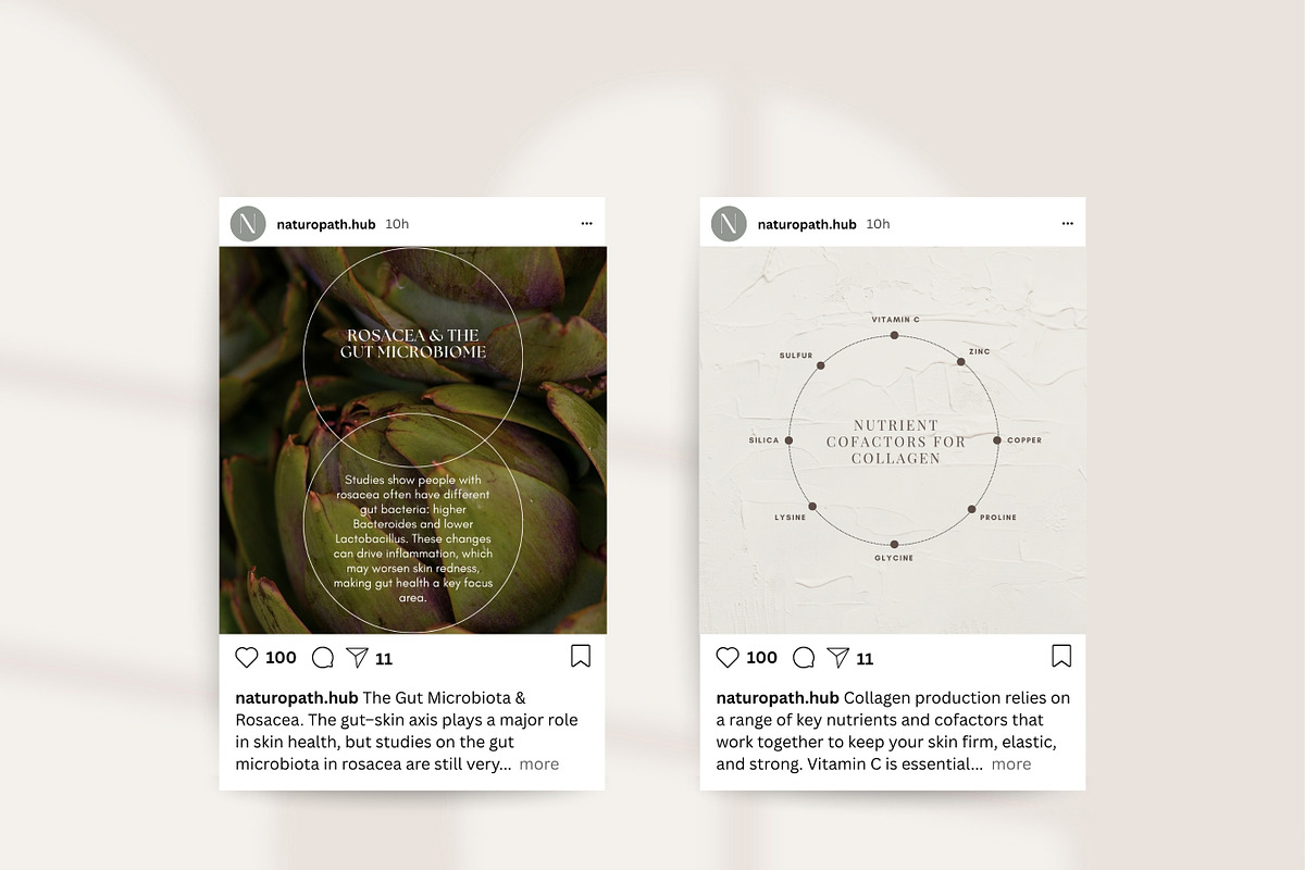 Skin Social Media Posts Canva preview 8