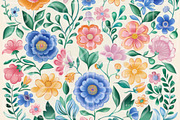 VINTAGE BLOOM Motifs Seamless Bundle, a Texture Illustration by RefinedFantasyStudio (Thumbnail 2 of 9)