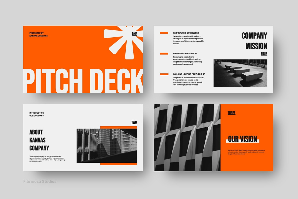 Investment Pitch Deck Presentation, a Presentation Template by FIBRINOSÄ (Photo 2 of 6)