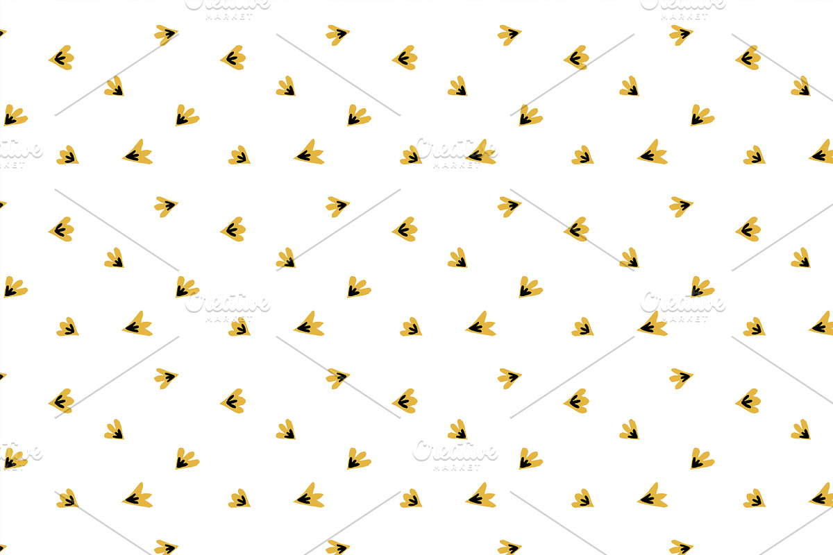 Flowers and ribbons patterns, a Pattern Graphic by Lyolya Profitrolya (Photo 3 of 5)