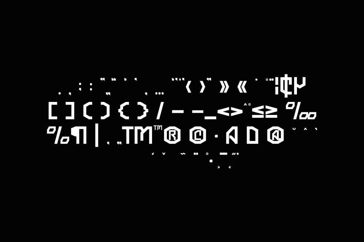 Vexpan - Digital Futuristic Font, a Sans Serif Font by QR Design Studio (Photo 6 of 9)
