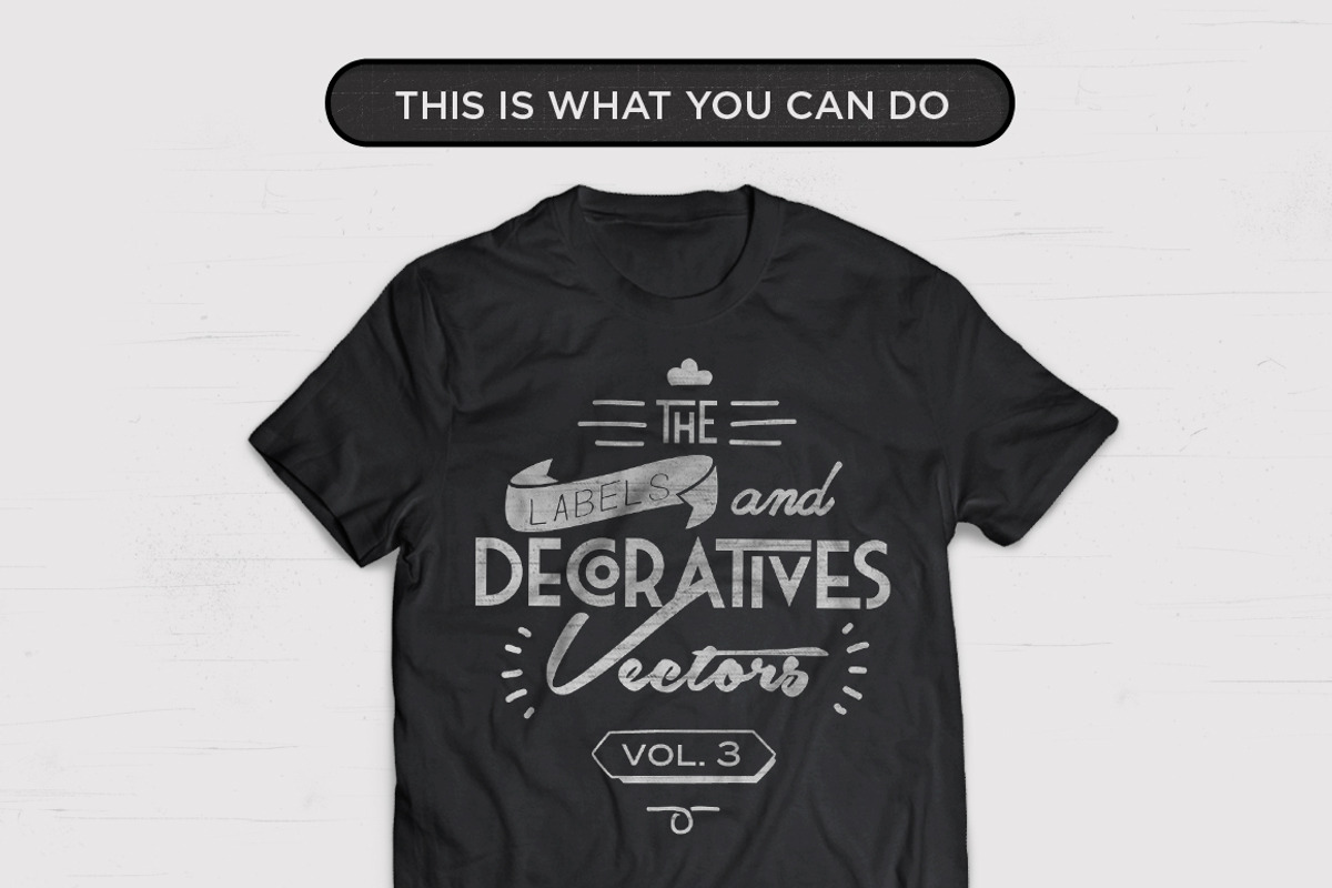 Labels & Decorative Vectors Vol.3 preview 3