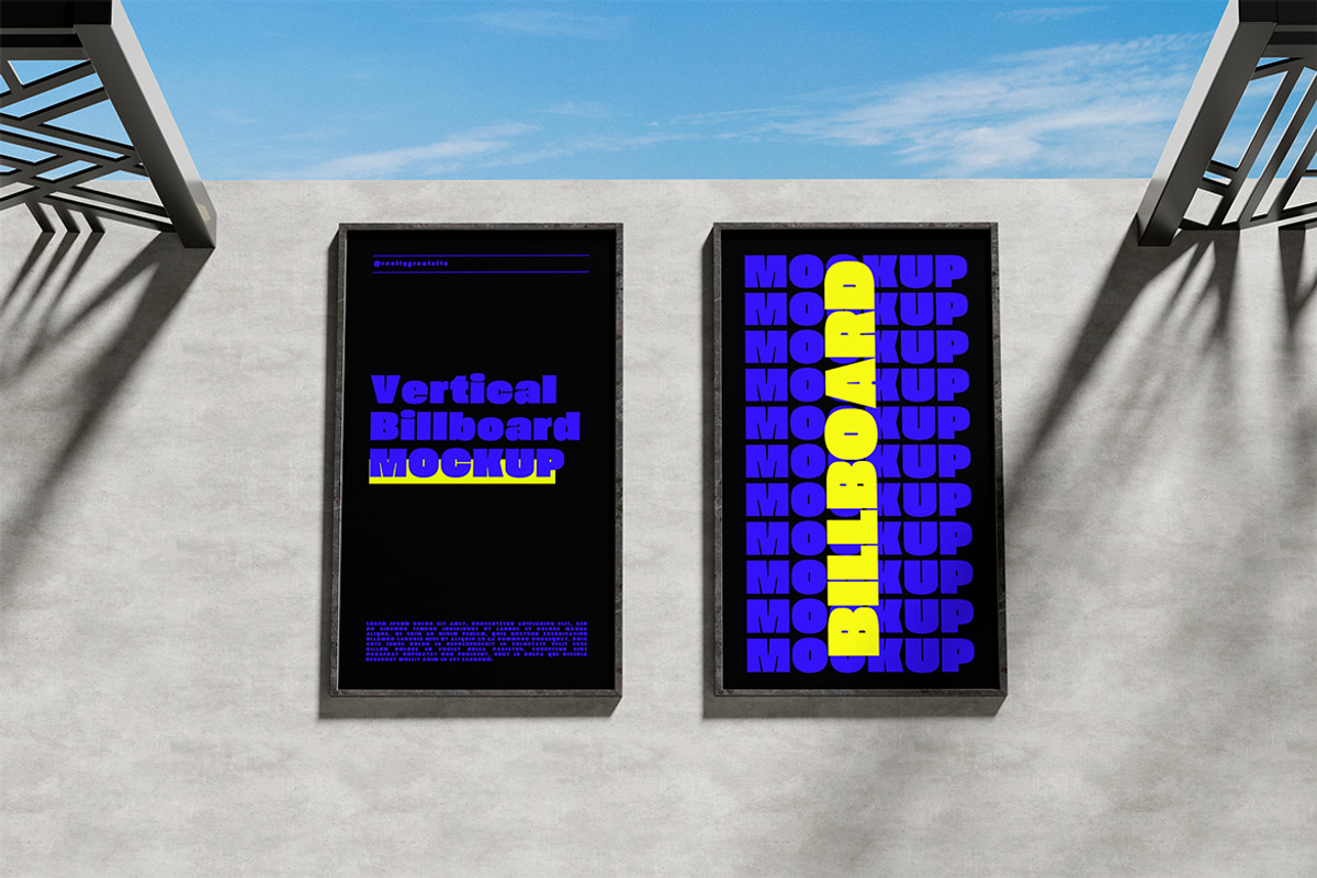 Vertical Billboard Mockup, an Advertising Mockup by xavier_studio (Photo 5 of 5)