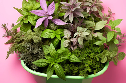 assortment of fresh aromatic herbs, a Nature Photo by huertas19