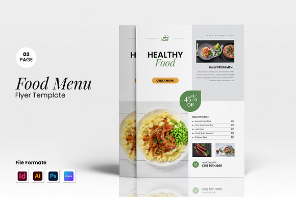 Food Menu Flyer Template preview 4