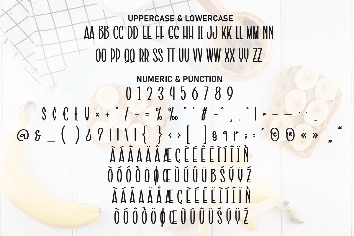 Banana | Script Font, a Script Font by Scratchones (Photo 7 of 8)