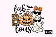 Cute Spooky Ghosts Halloween Design, a Seasonal Illustration by Creative Art (Thumbnail 1 of 3)
