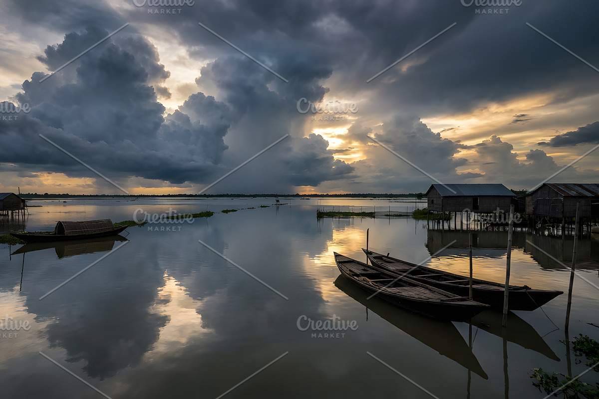 Flooded delta plains with reflection, a Nature Photo by nandinigraphics (Photo 1 of 3)