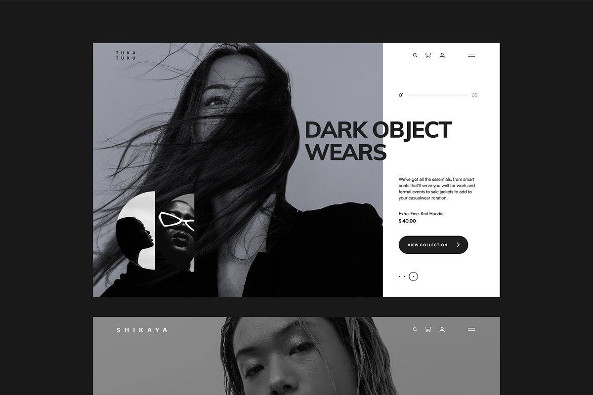 Olqinu 30 Fashion Figma Headers, an UI Kit Template by neuwebz (Photo 4 of 7)
