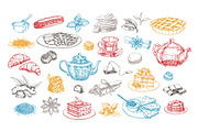 Tea and desserts set, a Graphic by Evgeniia Lanskikh (Thumbnail 2 of 10)