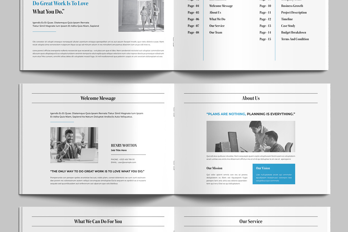 Project Proposal Layout, a Brochure Template by MightyDesign (Photo 5 of 9)