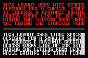 Nabsor - Monowidth Font, a Sans Serif Font by Valentino Vergan (Thumbnail 11 of 14)
