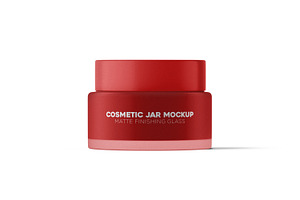 Cosmetic Container Jar Mockup