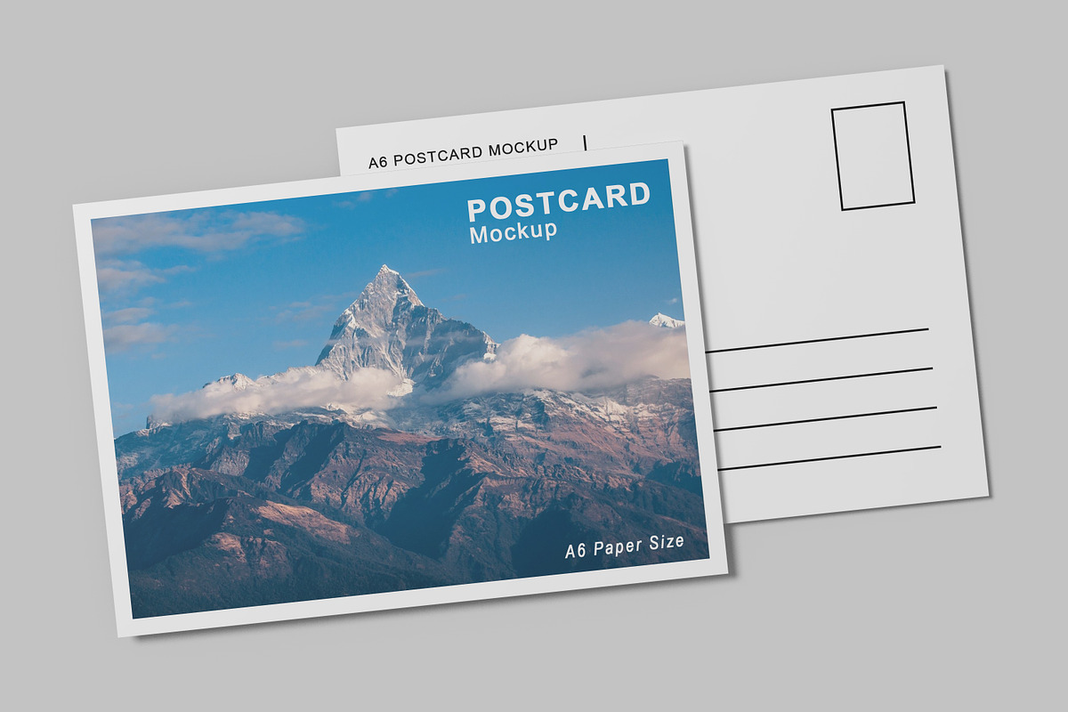 Postcard Mockup, a Print Template by Amigos__46 (Photo 8 of 18)