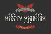 Rusty Phoenix Typeface, a Font by Gleb Guralnyk (Thumbnail 1 of 3)