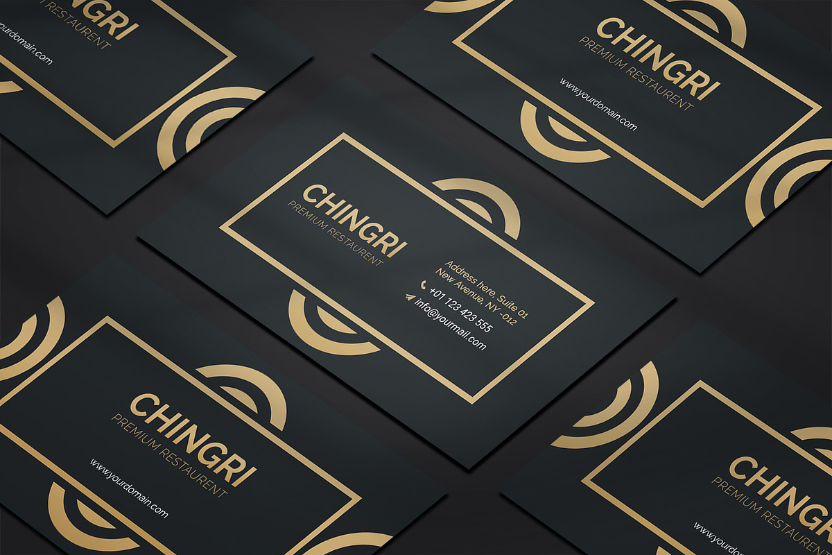 Business card Template & 3 Mock-up, a Business Card Template by Smashing_Studio (Photo 2 of 10)