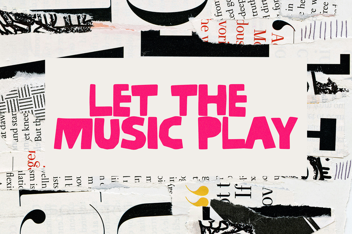 Jumble Playful Handmade Display Font, a Sans Serif Font by gafaroff studio (Photo 4 of 7)