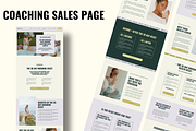 Squarespace Health Coach Website, a Squarespace Template by Solana Creative Co. (Thumbnail 3 of 11)
