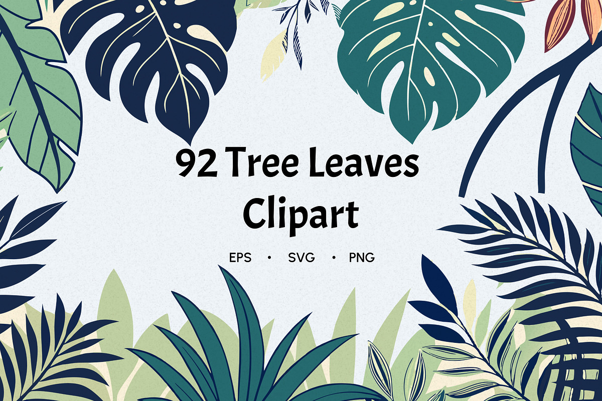 Green Leaves Watercolor Clipart, an Illustration by Helospace (Photo 1 of 10)