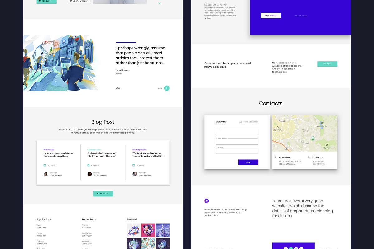 Ataman Templates UI Kit, an UI Kit Template by App for Mobile & Website (Photo 6 of 38)