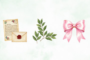 Chateau Vintage Watercolor Doodles, an Illustration by Creative Art (Thumbnail 6 of 9)