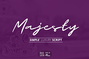 Majesty Luxury Font, a Script Font by YandiDesigns (Thumbnail 1 of 3)
