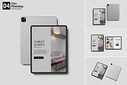 Tablet Screen Mockup, an iPad Mockup by GraphicWindow (Thumbnail 1 of 5)
