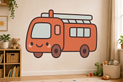 Cute Car Characters, a Transportation Illustration by Palau (Thumbnail 3 of 10)