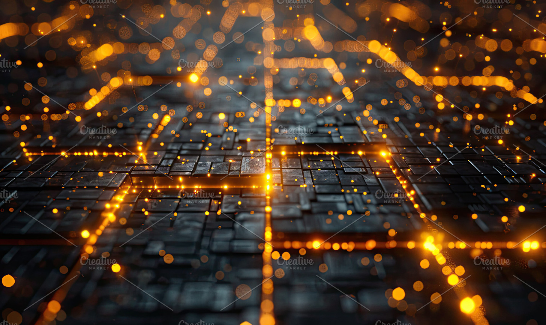 Energy background with glowing gold, a Photo by LOGOCREATIVE
