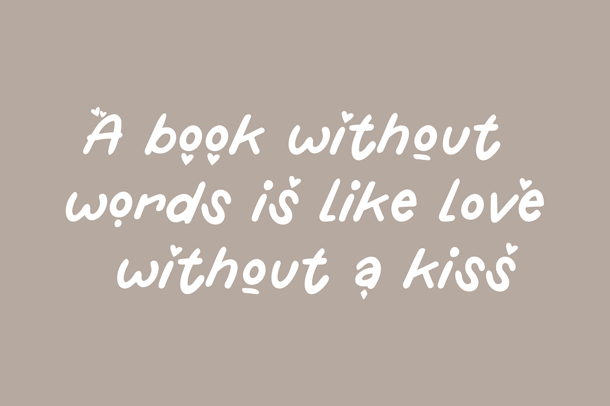 My Little Secret - Handwritten Font, a Sans Serif Font by erlosDESIGN (Photo 2 of 10)