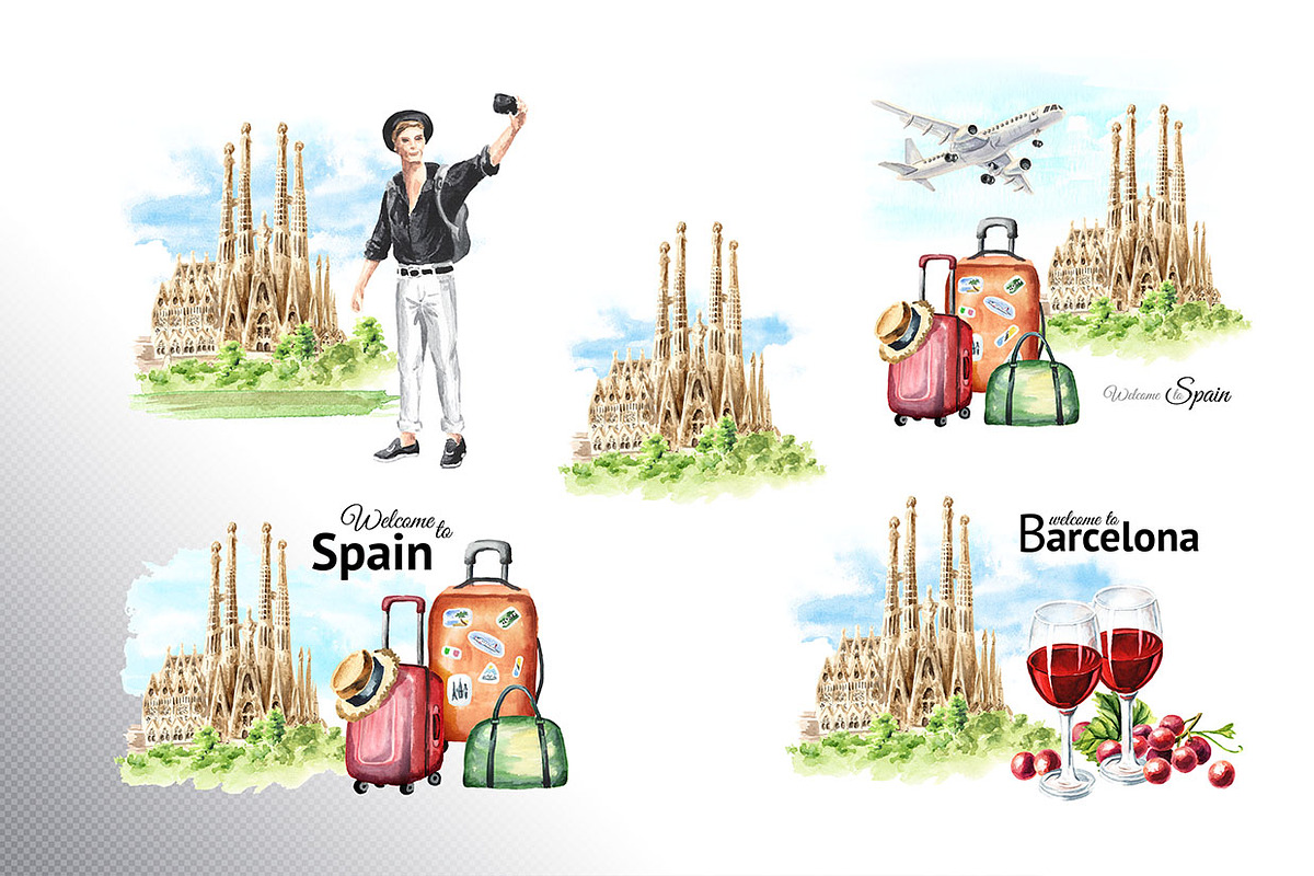 Welcome to Spain, a Person Illustration by Daria Ustiugova (Photo 3 of 15)