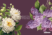 Vintage Book Of Flowers Clipart, an Object Graphic by angelainthefields (Thumbnail 16 of 18)