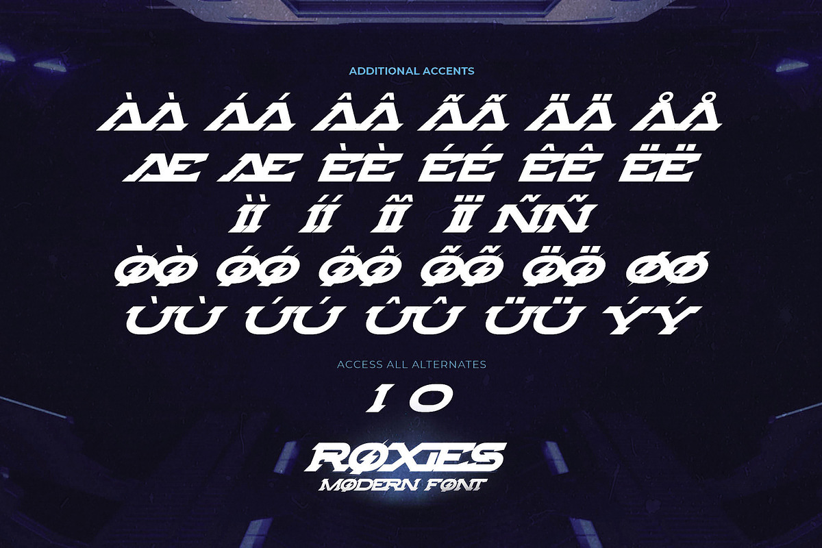 ROXIES - Modern  Font, a Font by Gassstype (Photo 7 of 9)