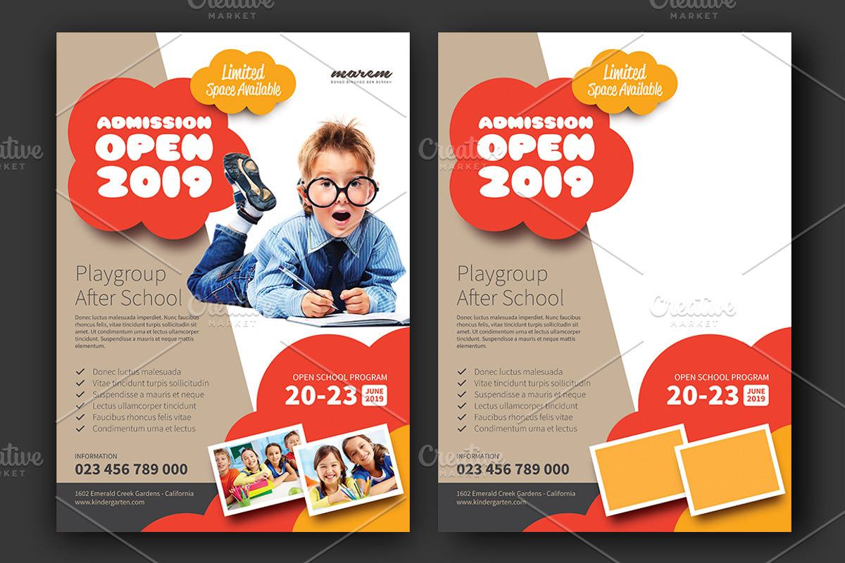 School Admission, a Flyer Template by Saphari (Photo 4 of 4)