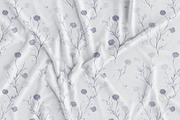 Floral Blue Toile Seamless Patterns, a Pattern Graphic by Olya Creative (Thumbnail 16 of 18)