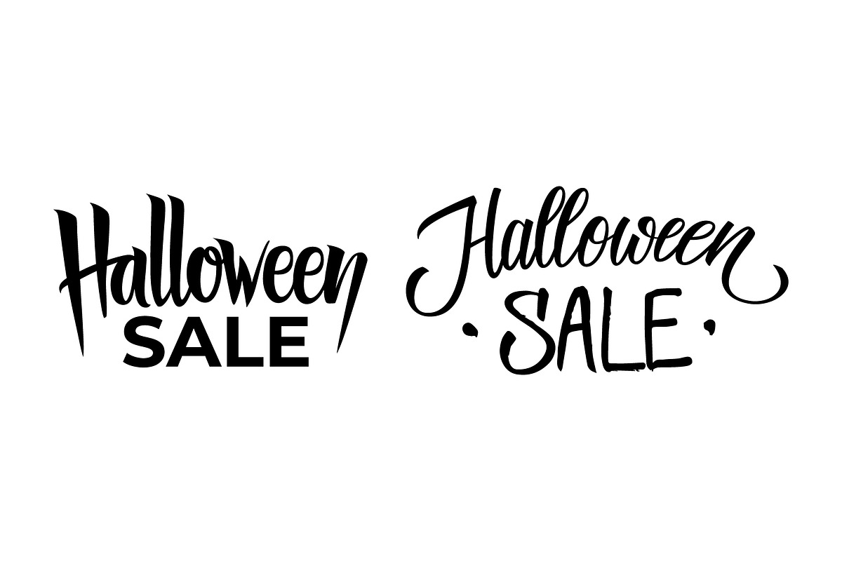 Halloween Sale Graphics Set, a Seasonal Illustration by Finevector (Photo 5 of 5)