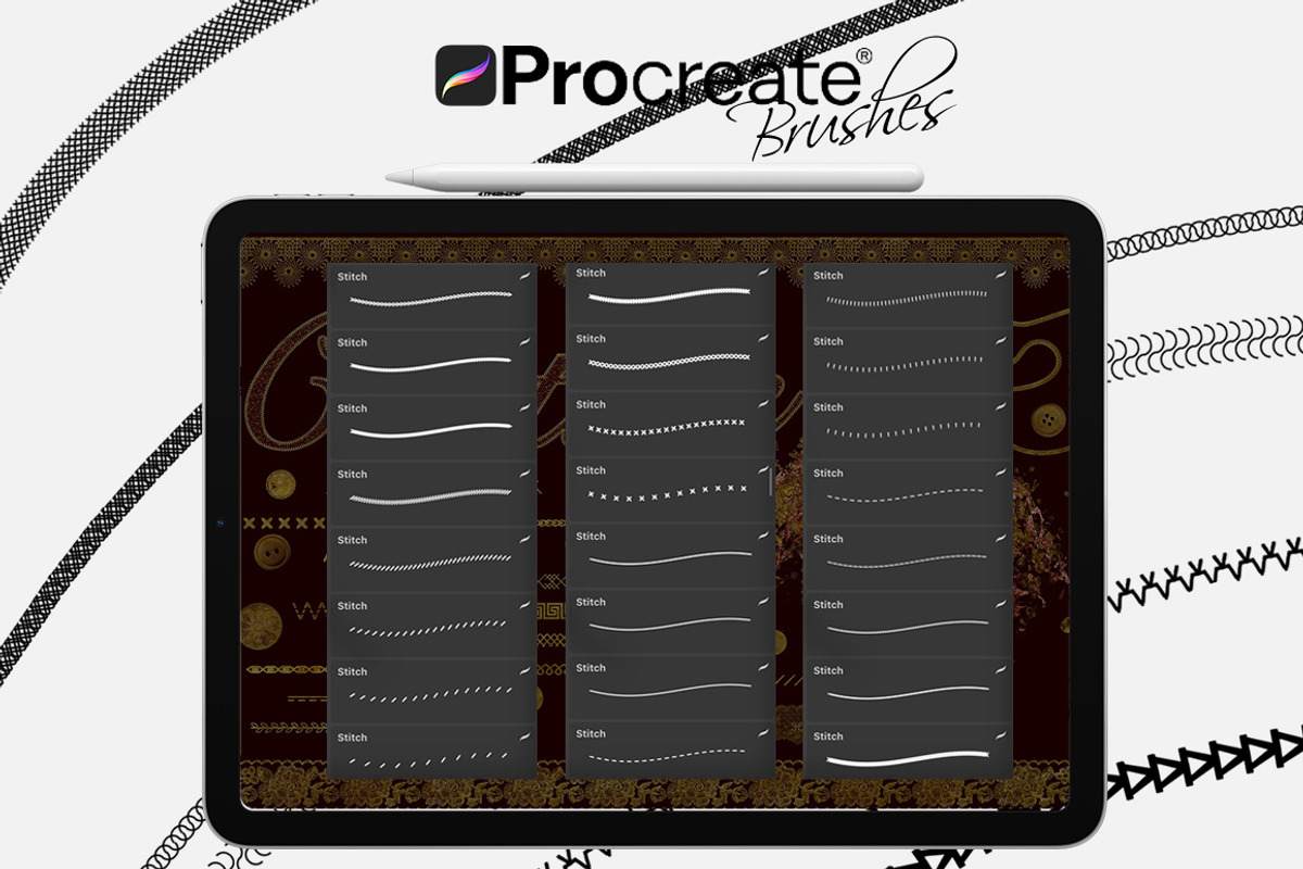 Couture Brushes for Procreate, a Brush Add-On by FaeryDesign (Photo 13 of 19)