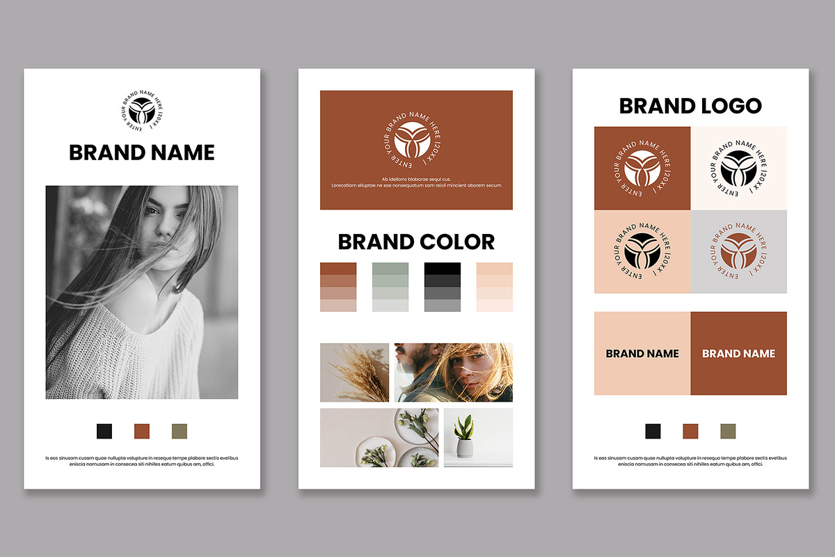 Brand Sheets Layout, an UI Kit Template by ContestDesign (Photo 1 of 3)