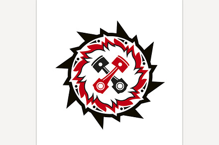 Motorsport brand, event logotype