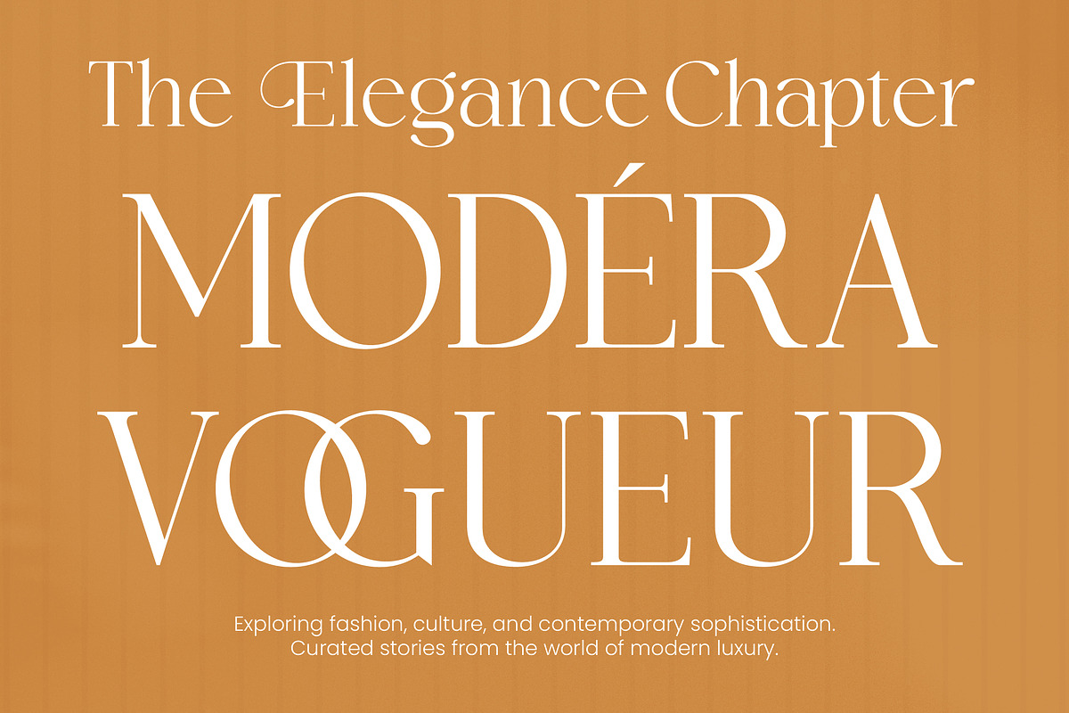 Vogures Fabric Modern Elegant Serif, a Serif Font by timelesstype.co (Photo 6 of 10)