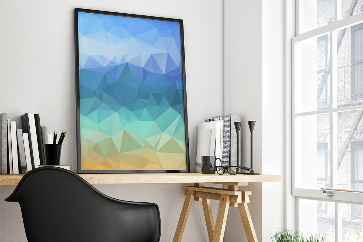 Triangles LANDSCAPES Collection, a Texture Graphic by ekaart (Photo 5 of 10)
