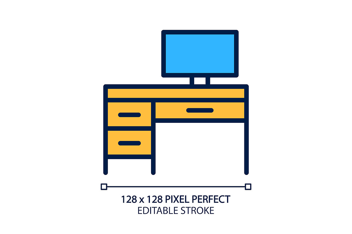 Writing table pixel perfect RGB, an Icon by IMG Visuals
