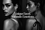 MonoMood Stock Images 50 Faces, a Beauty & Fashion Photo by We Design Everyday (Thumbnail 3 of 6)