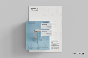 Book, Poster, Business Card Mockup