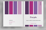 Purple Studio Brochure Template, a Brochure Template by Boris Cupac (Thumbnail 2 of 7)